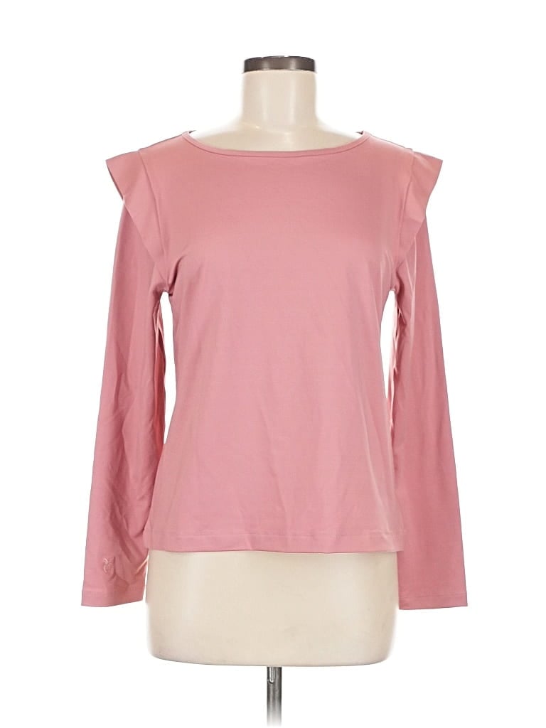 Pre-owned Dudley Stephens Long Sleeve T-shirt In Pink