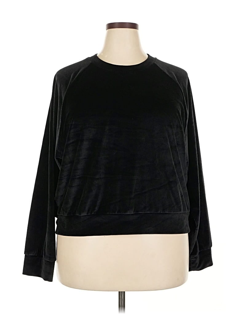 Pre-owned Victoria's Secret Sweatshirt In Black
