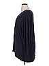 Joan Vass Blue Black Long Sleeve Top Size 14 (3) - photo 5