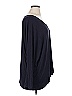Joan Vass Blue Black Long Sleeve Top Size 14 (3) - photo 4