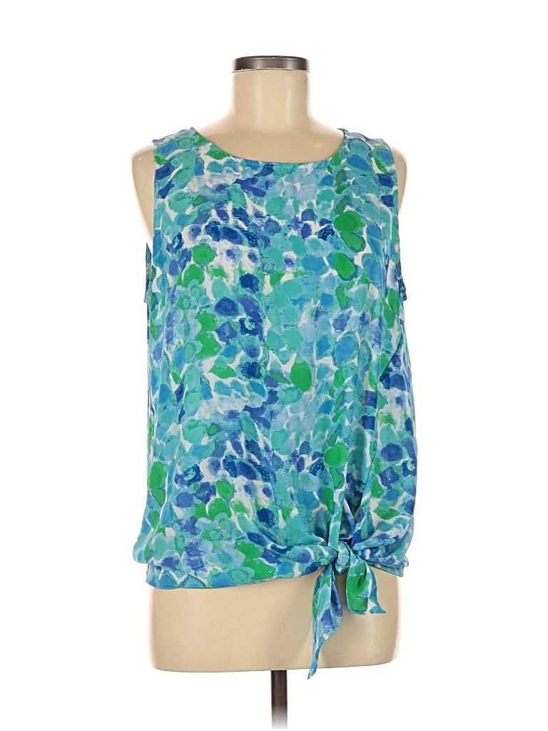 Pre-owned Rachel Zoe Tjx Sleeveless Blouse In Blue