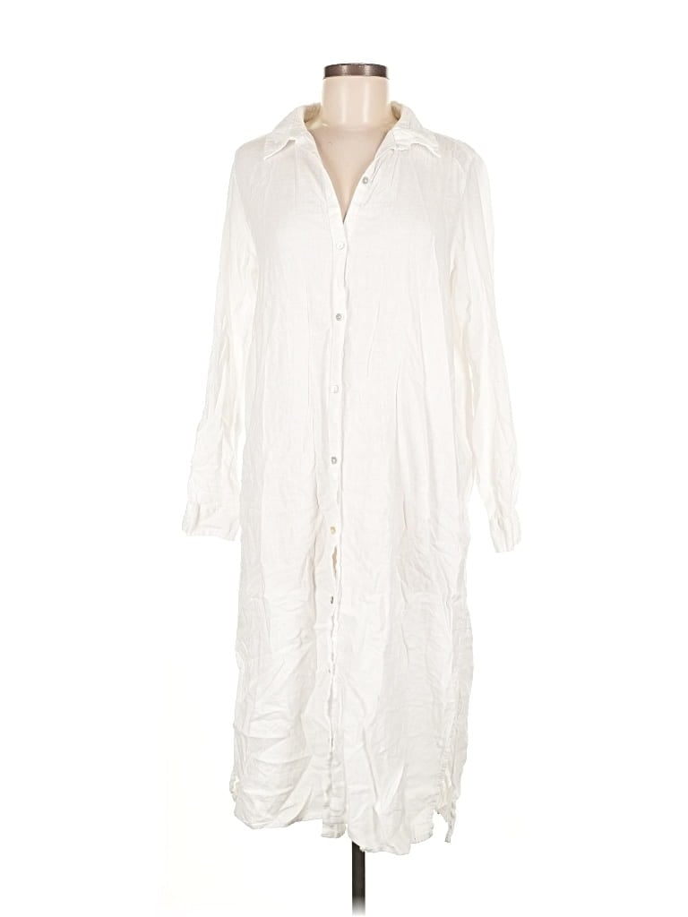 Pre-owned Tahari Casual Dress In White
