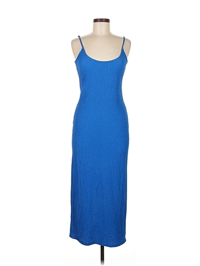 Pre-owned H&m Casual Dress In Blue