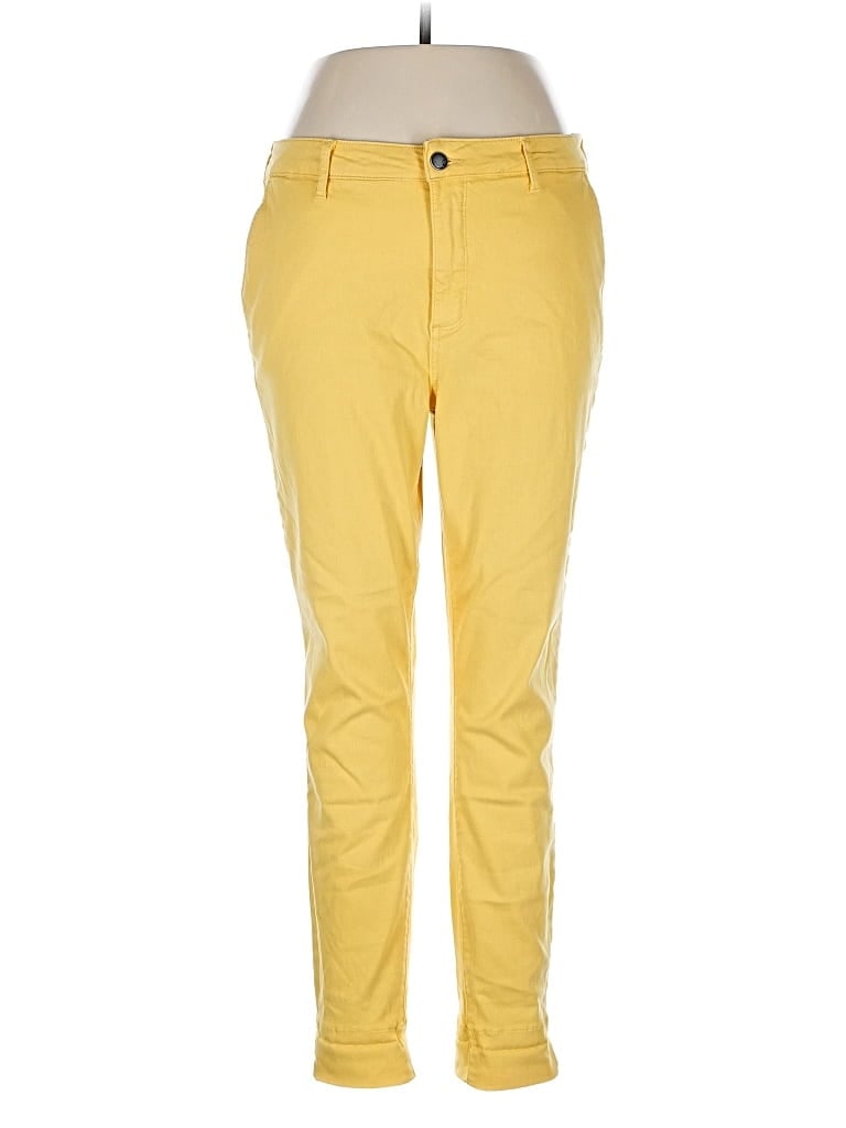 Pre-owned Cosmic Blue Love Casual Pants In Yellow