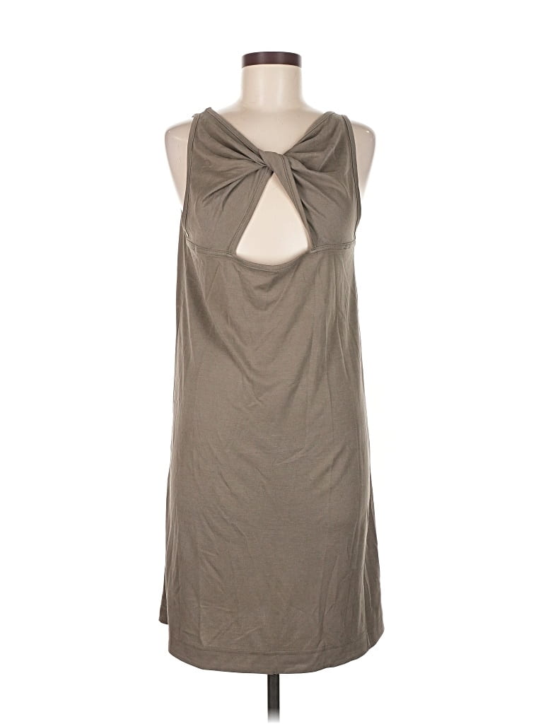 Pre-owned Lou & Grey Casual Dress In Gray