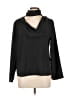 Zara 100% Polyester Black Long Sleeve Blouse Size L - photo 1