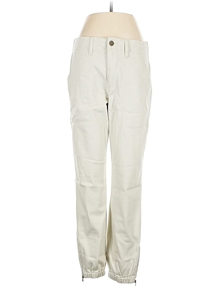 Pre-owned Cabi Cargo Pants In White