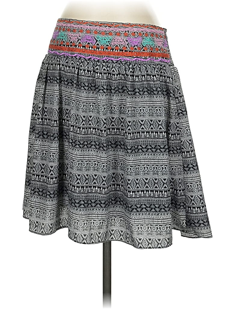 Pre-owned Blue Rain Casual Skirt In Gray