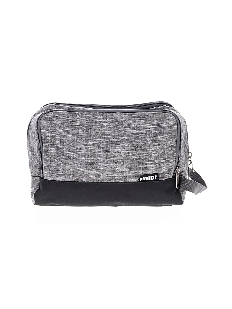 Pre-owned Assorted Brands Makeup Bag In Gray
