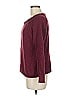 Fashion Solid Burgundy Pullover Sweater Size M - photo 5