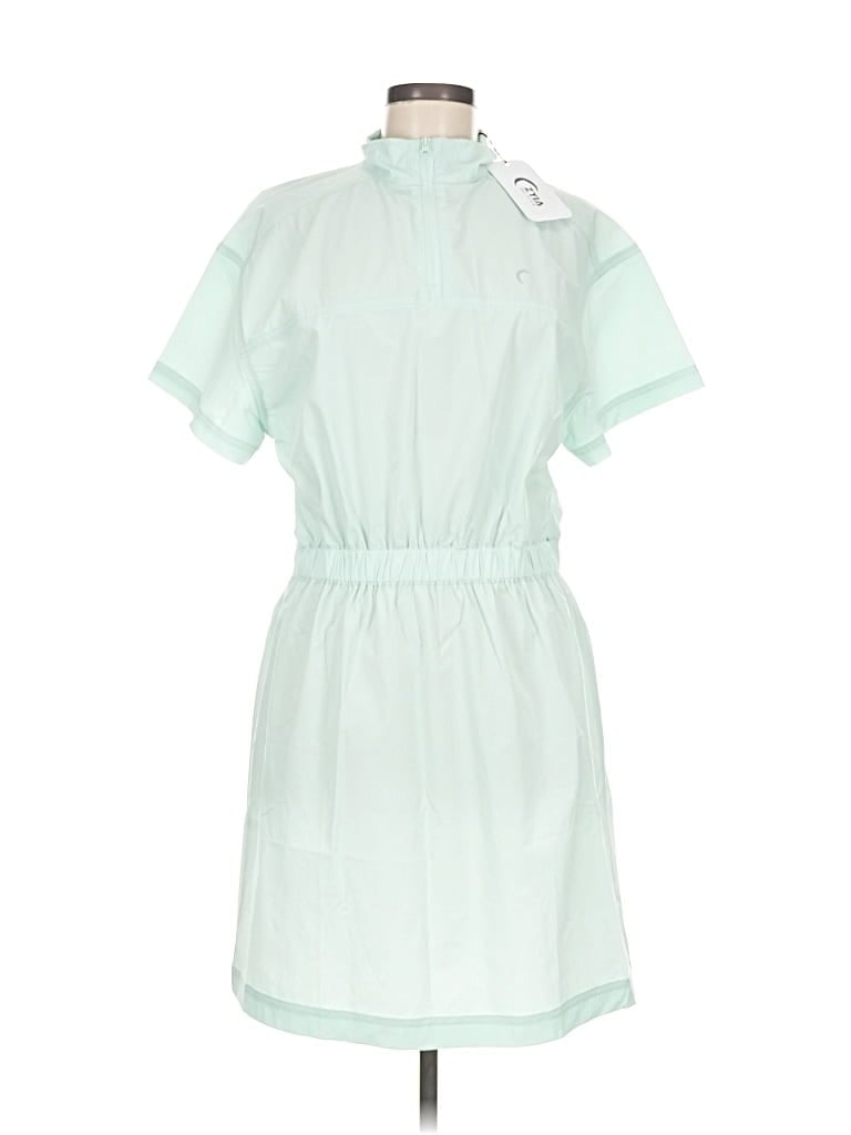 Pre-owned Zyia Active Casual Dress In Green