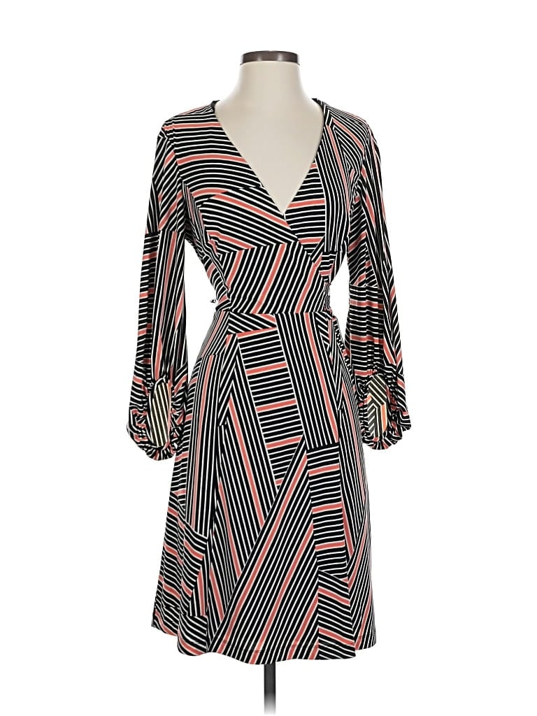 Pre-owned Donna Ricco Cocktail Dress In Gray