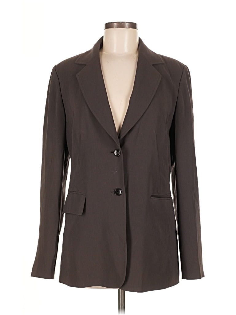 Pre-owned Talbots Blazer Jacket In Brown