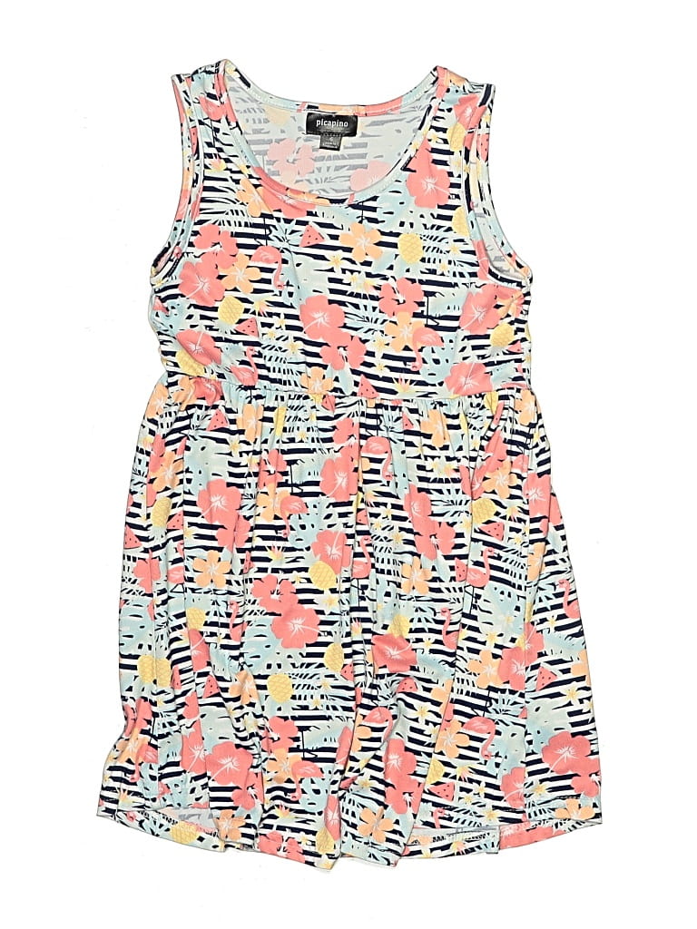 Pre-owned Picapino Kids' Dress In Orange