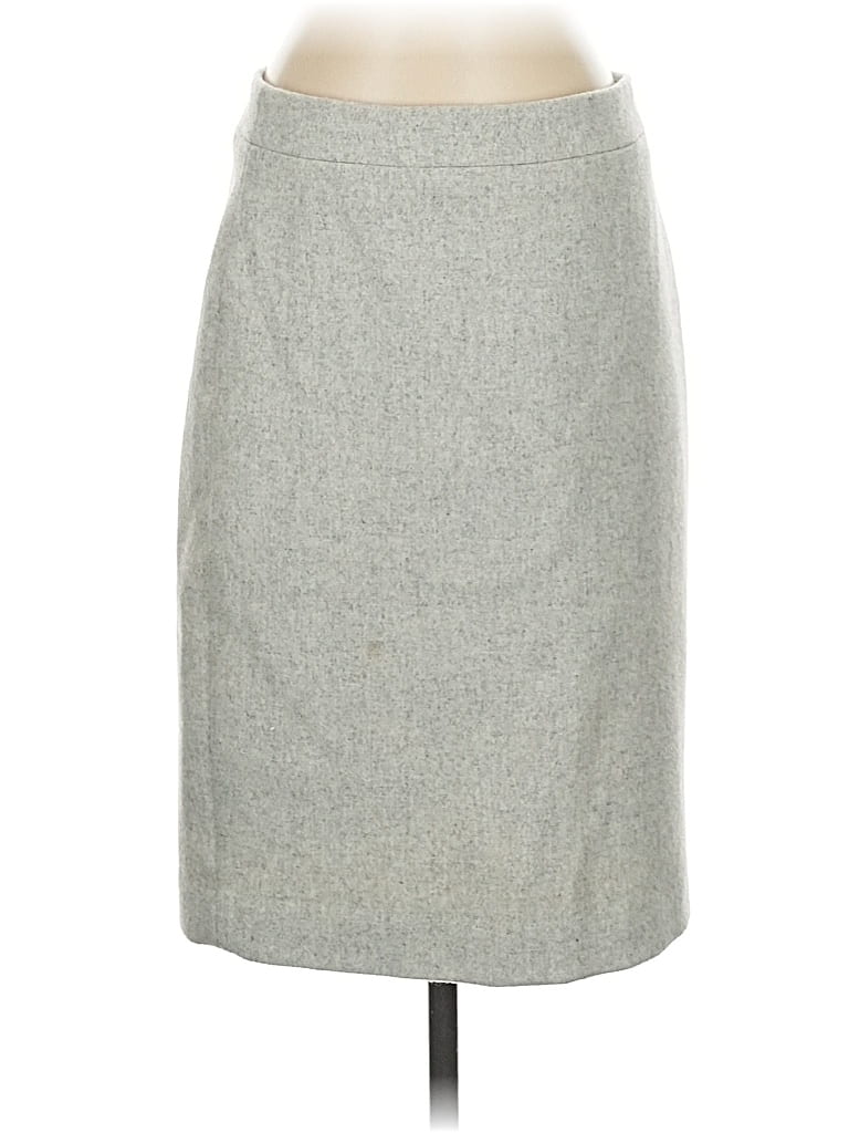Pre-owned J.crew Mercantile Formal Skirt In Gray