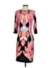 Chico's Print Orange Cocktail Dress Size Sm (0) - photo 2