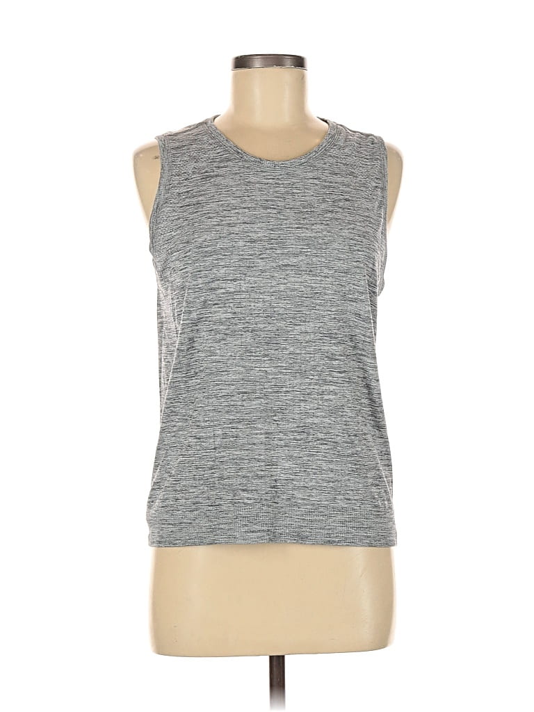 Pre-owned Athleta Sleeveless T-shirt In Gray