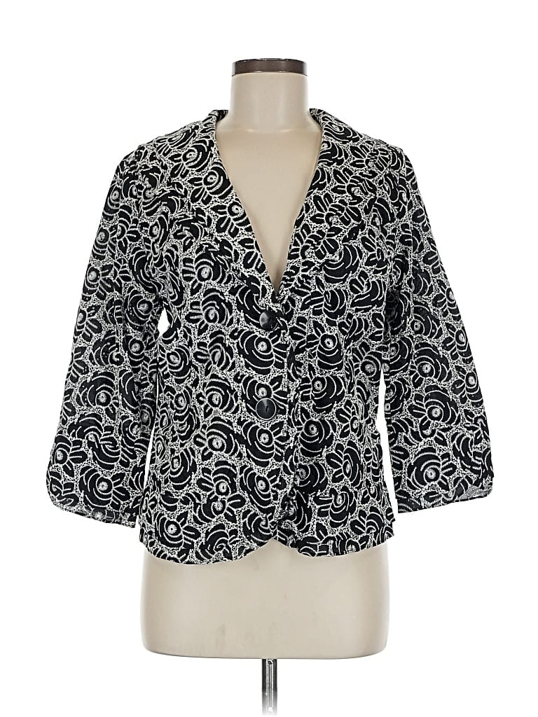 Pre-owned Coldwater Creek Blazer Jacket In Black