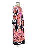 Chico's Print Orange Cocktail Dress Size Sm (0) - photo 4