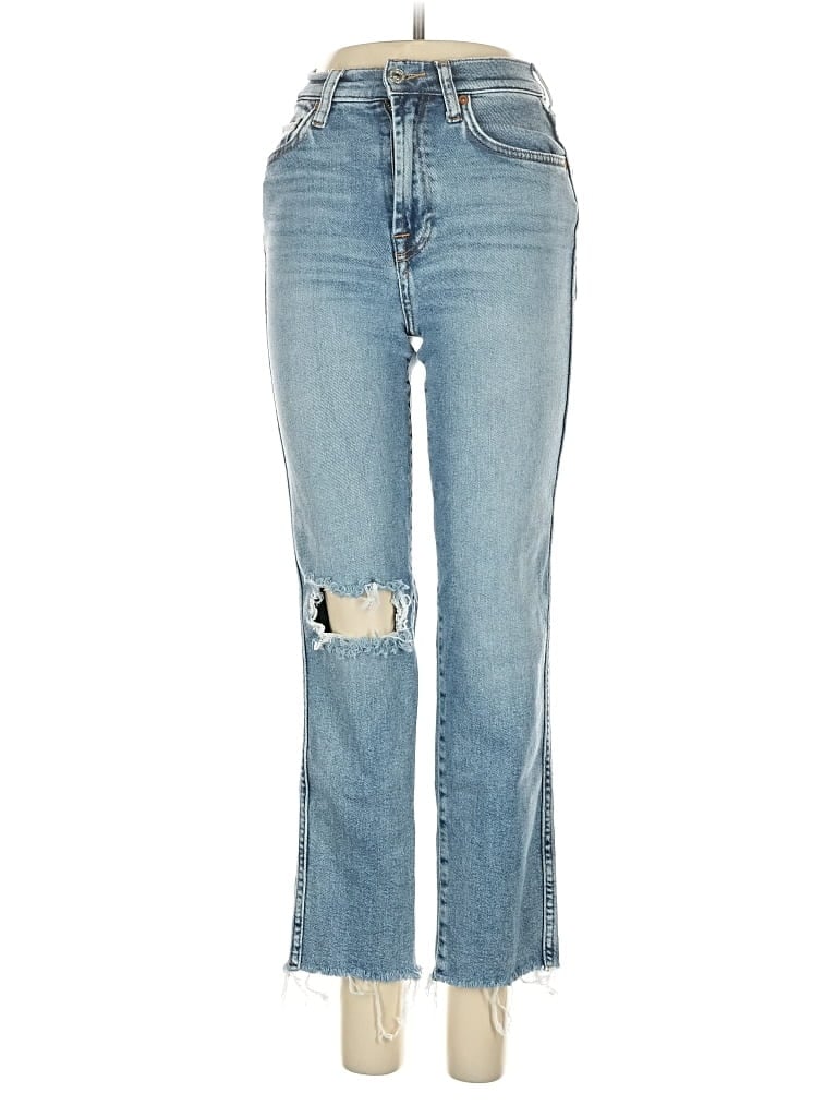 Pre-owned 7 For All Mankind Jeans In Blue
