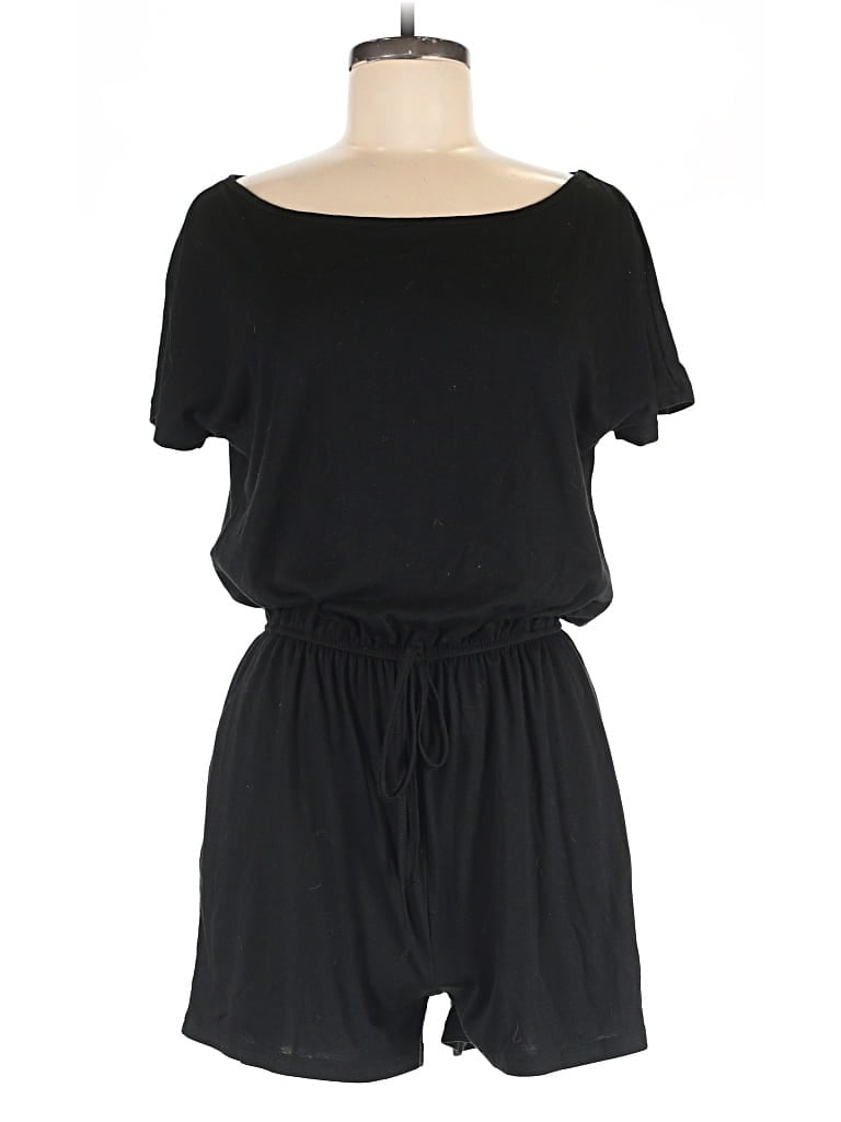 Pre-owned Cupshe Romper In Black