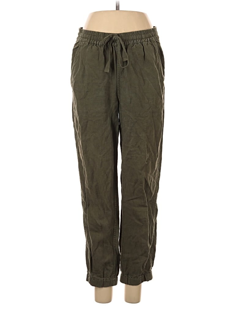 Pre-owned Point Sur Linen Pants In Green