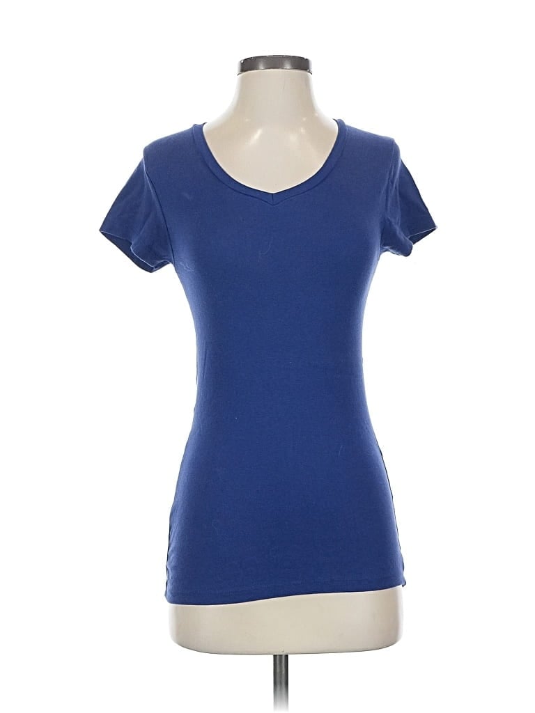 Pre-owned Alternative Earth Short Sleeve T-shirt In Blue