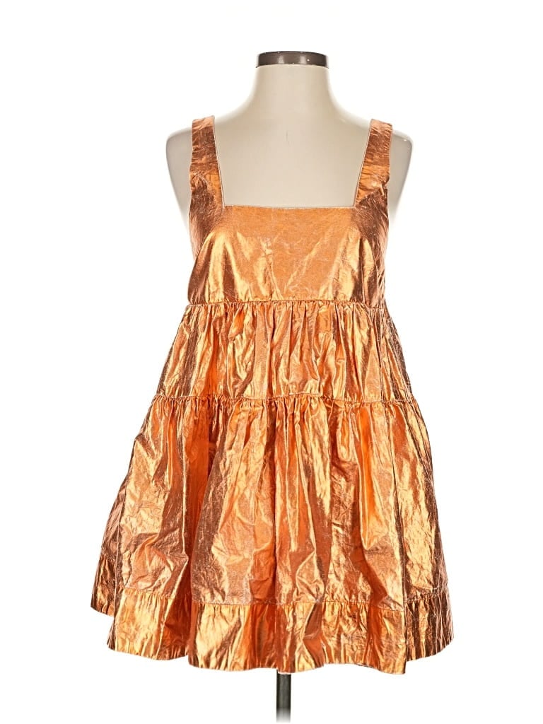 Pre-owned Kimchi Blue Cocktail Dress In Orange