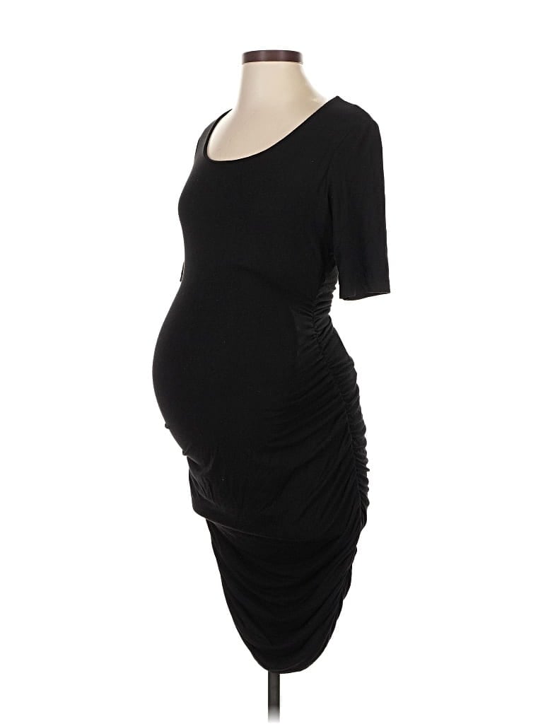Pre-owned A Pea In The Pod Cocktail Dress In Black