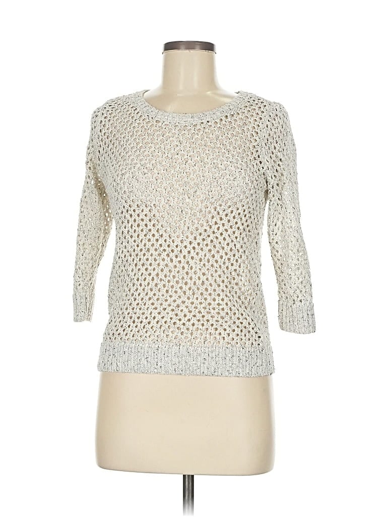 Pre-owned Inc International Concepts Pullover Sweater In Silver