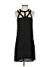 BCBGMAXAZRIA 100% Polyester Solid Black Casual Dress Size S - photo 1