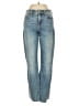 7 For All Mankind Hearts Blue Jeans Size 25 waist - photo 1