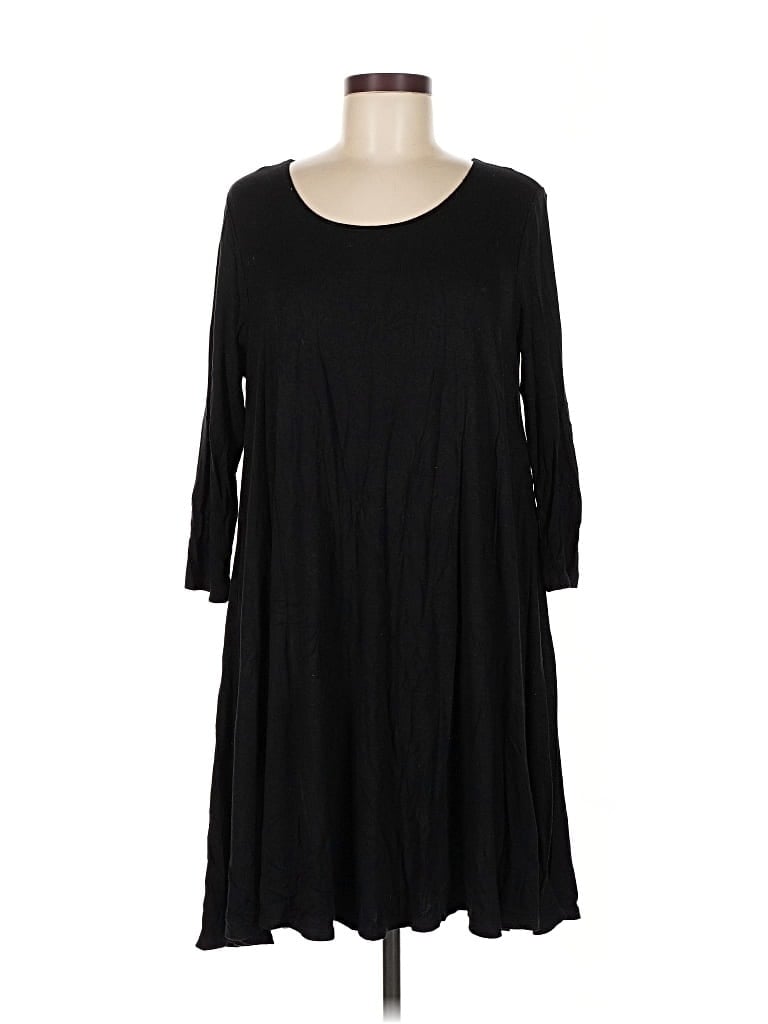 Pre-owned Karen Kane Casual Dress In Black