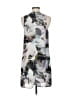 Bar III 100% Polyester Graphic Gray Casual Dress Size M - photo 2