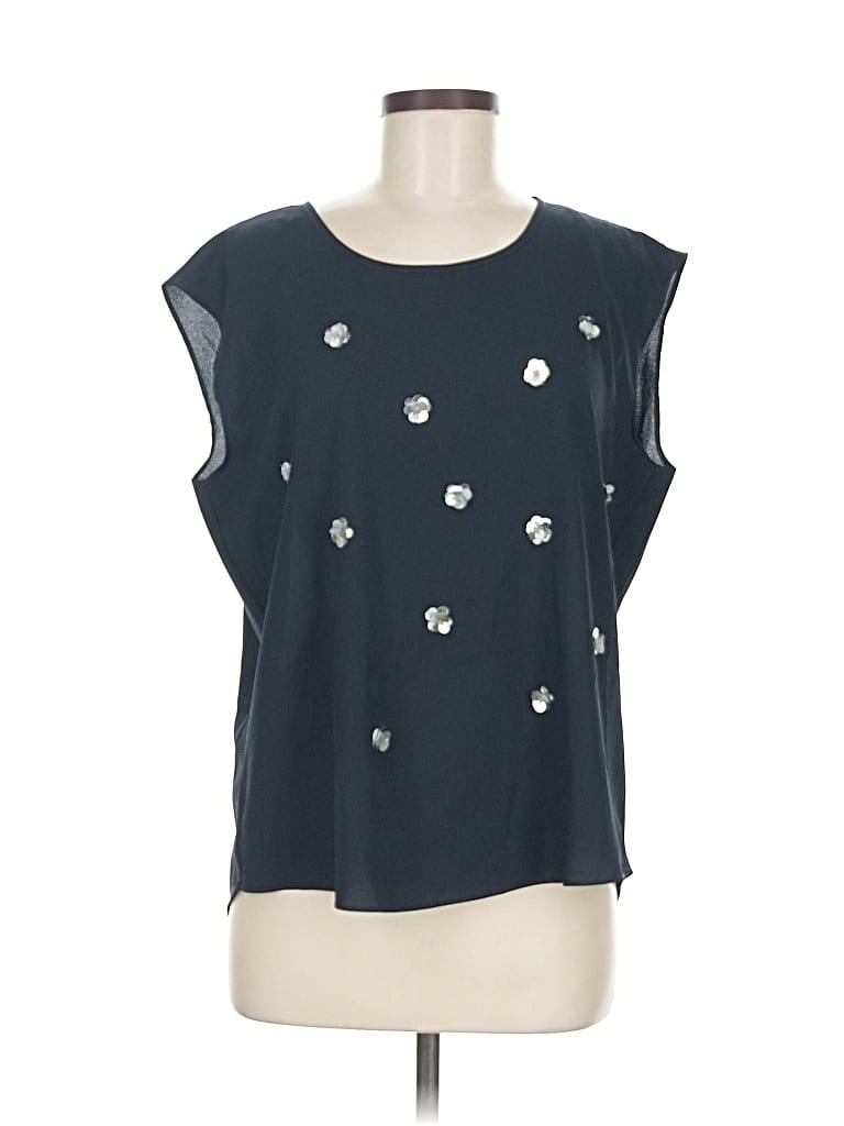 Nine West Sleeveless Blouse In Blue