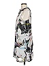 Bar III 100% Polyester Graphic Gray Casual Dress Size M - photo 5