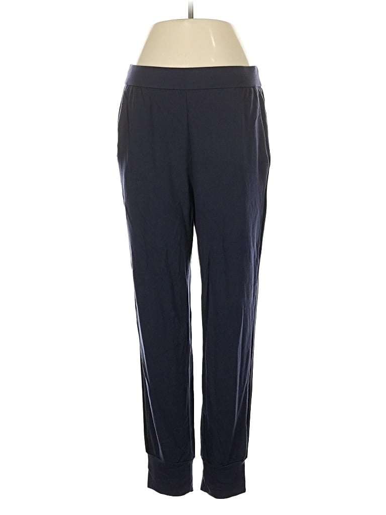 Pre-owned Eileen Fisher Track Pants In Blue