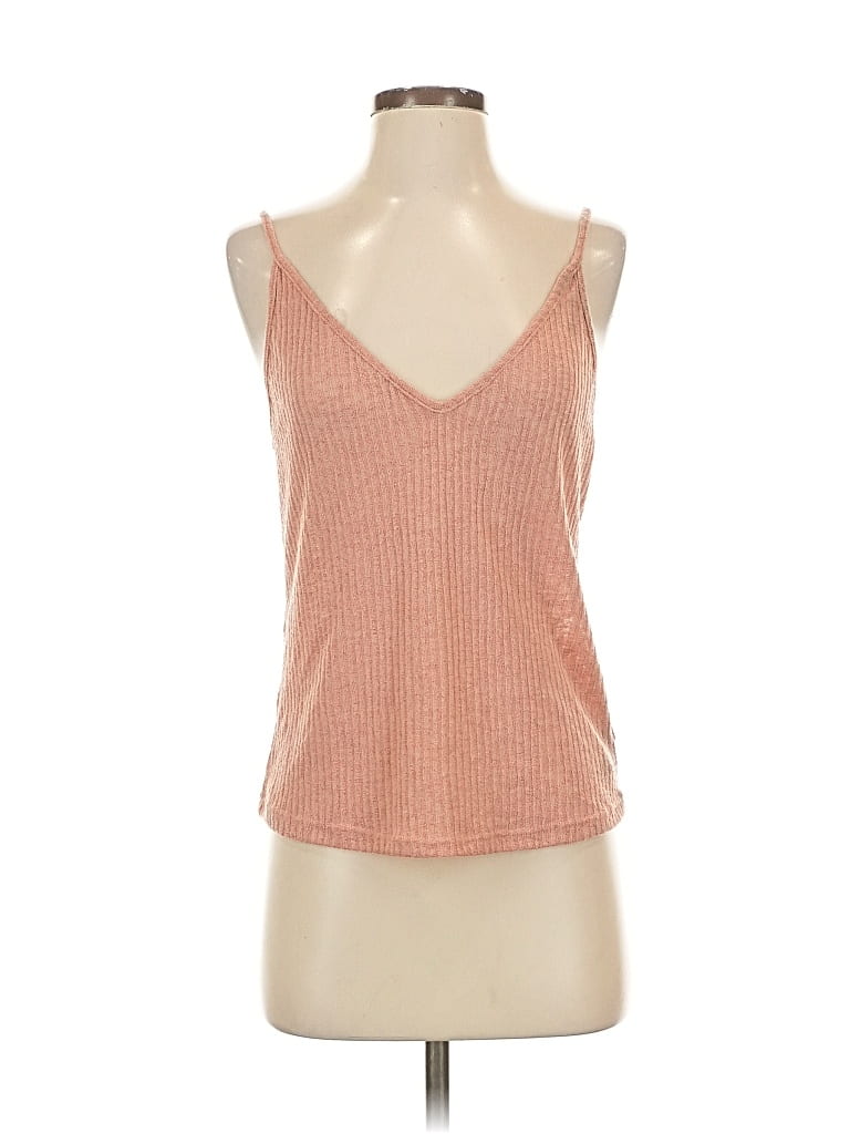 Pre-owned Project Social T Tank Top Pink Plunge Neckline Tops