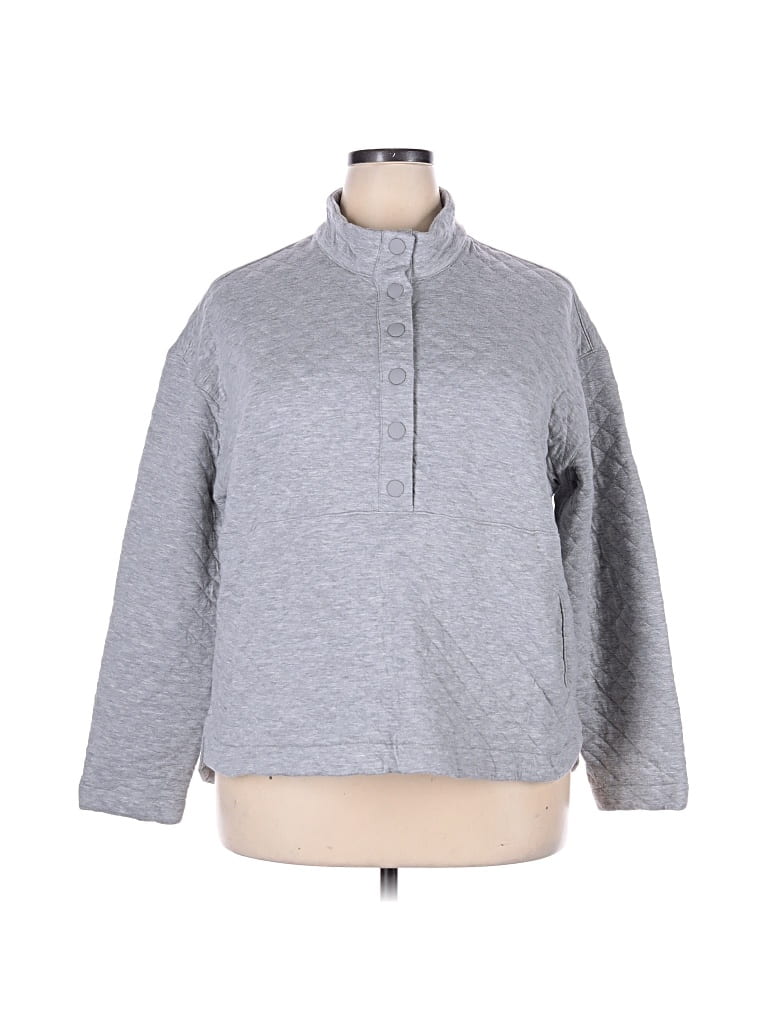 Pre-owned Eddie Bauer Sweatshirt In Gray