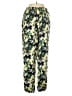 Uniqlo 100% Polyester Tropical Green Casual Pants Size S - photo 1