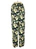 Uniqlo 100% Polyester Tropical Green Casual Pants Size S - photo 2