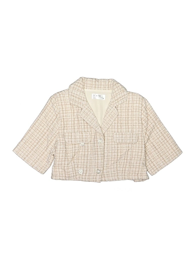 Pre-owned Assorted Brands Blazer Jacket In White