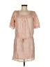 Max Studio 100% Rayon Pink Tan Casual Dress Size M - photo 1