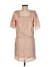 Max Studio 100% Rayon Pink Tan Casual Dress Size M - photo 2