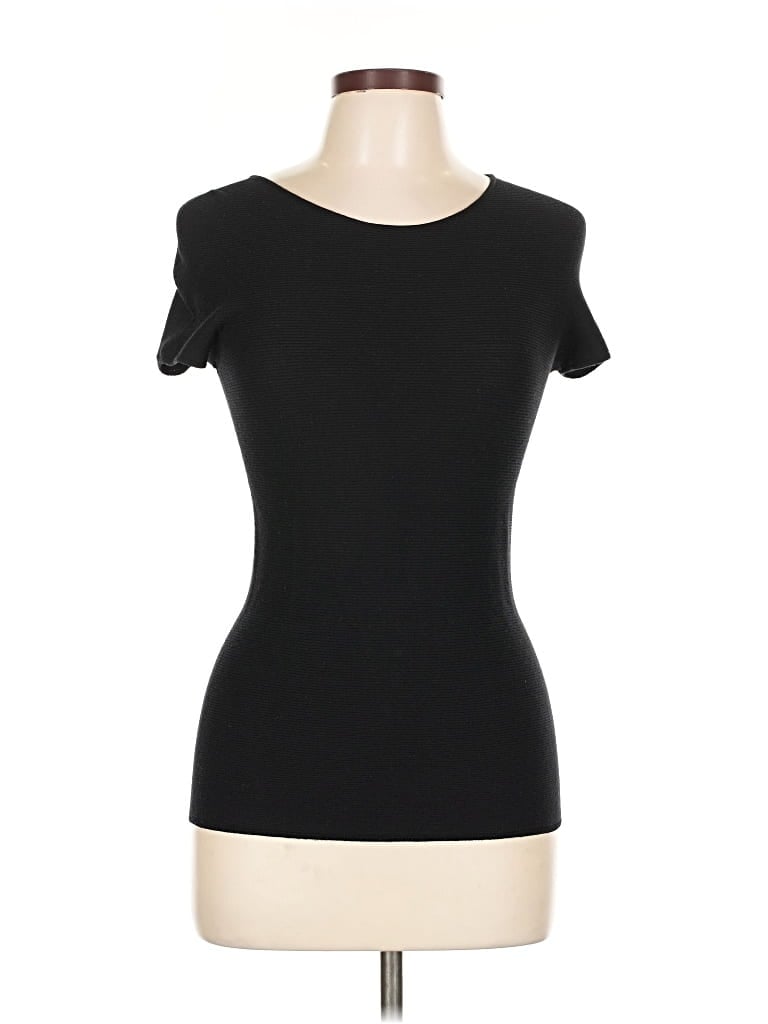 Pre-owned Giorgio Armani Cardigan Sweater In Black