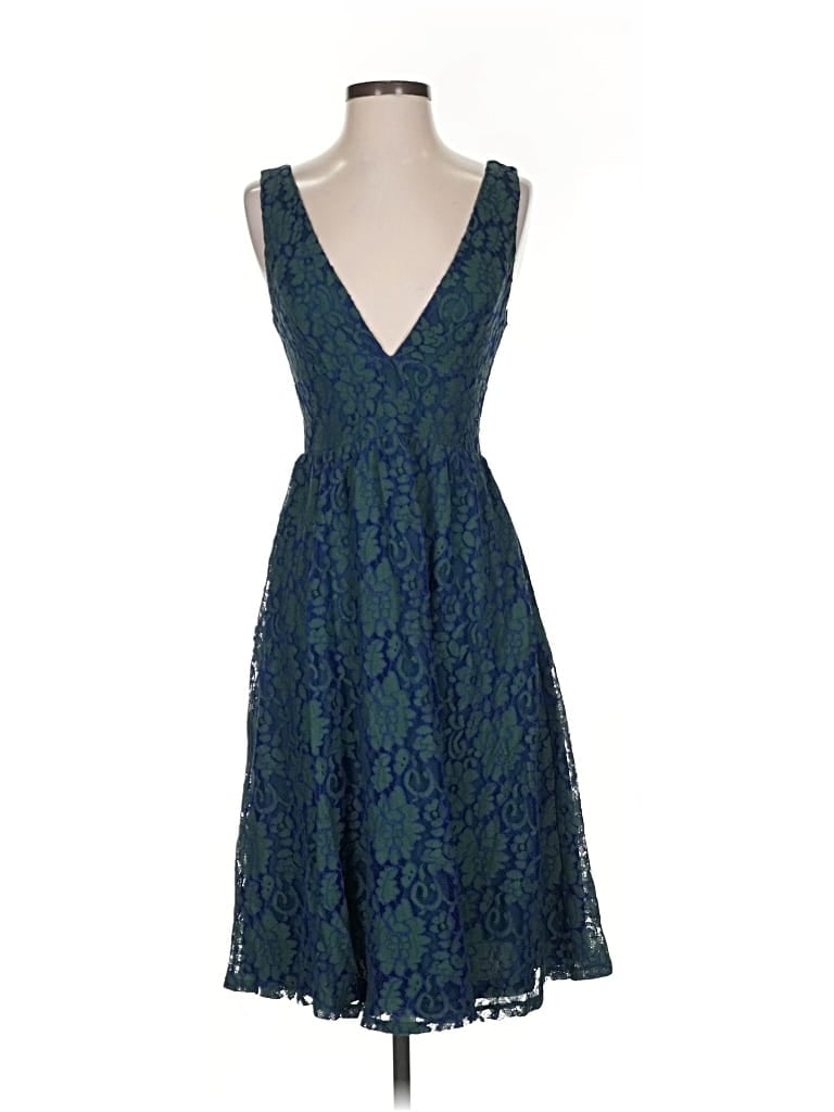 Pre-owned Lulus Cocktail Dress In Blue