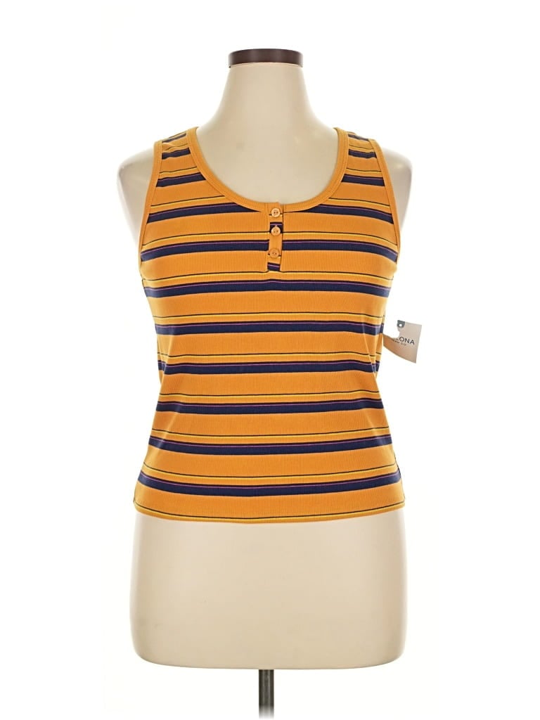 Arizona Jean Company Sleeveless Top In Orange