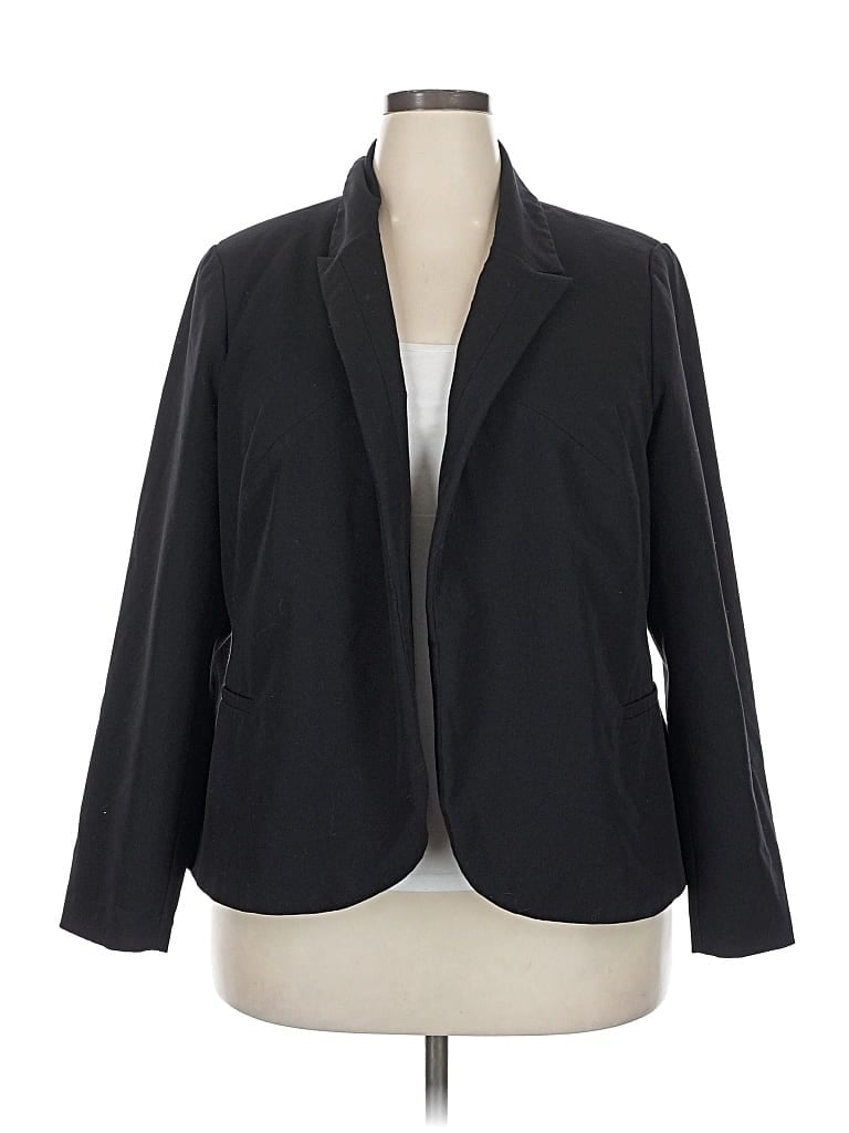Pre-owned Worthington Blazer Jacket In Black