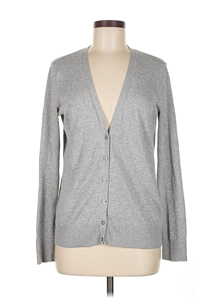 Pre-owned Amazon Essentials Cardigan Sweater In Gray