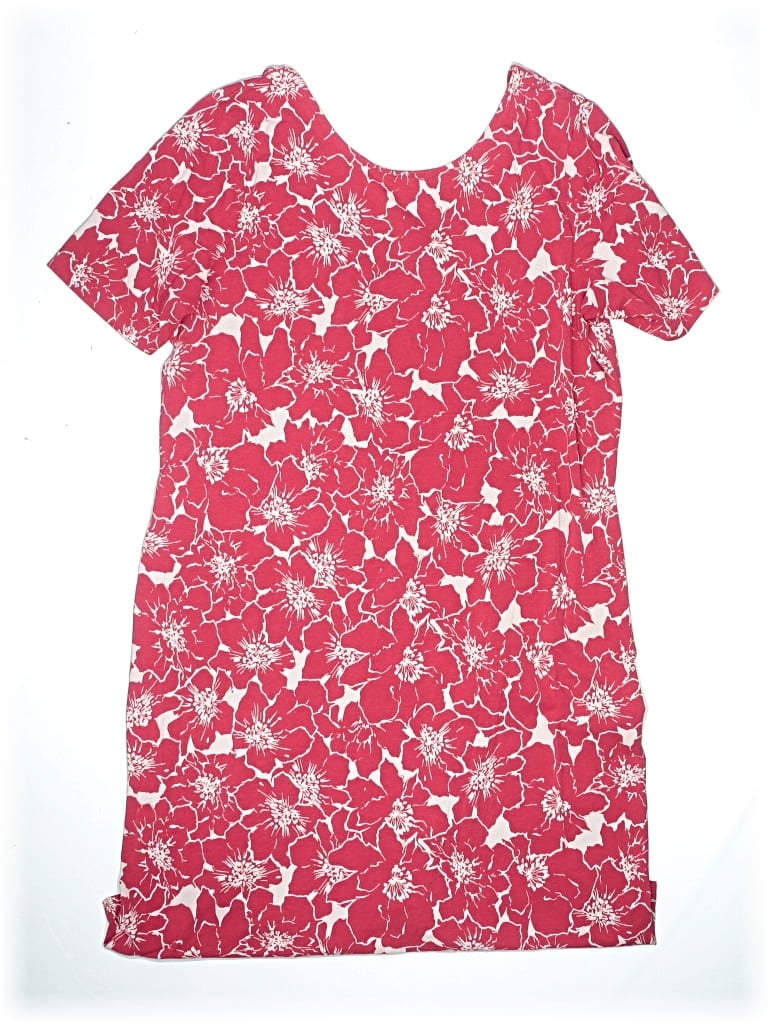 Pre-owned Lands' End Kids' Dress In Red